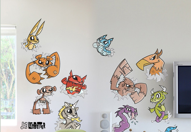 Stickers muraux Joe Ledbetter AMALGAMATION - Collection indite