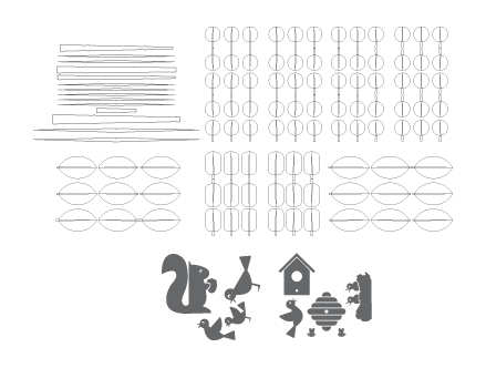 Stickers Muraux et stickers deco Stickers enfants Trees/Arbres chez stickboutik.com