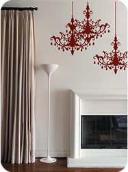 Stickers muraux Chandelier baroque