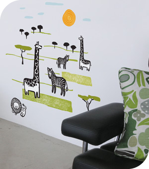 Stickers muraux Safari par WeeGallery